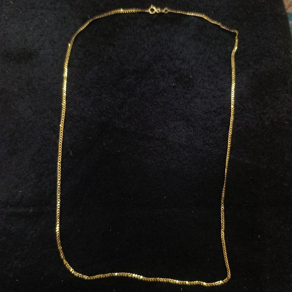 CADENAS BARBADA AMARILLA ORO 14K 2.1 (NUEVO)