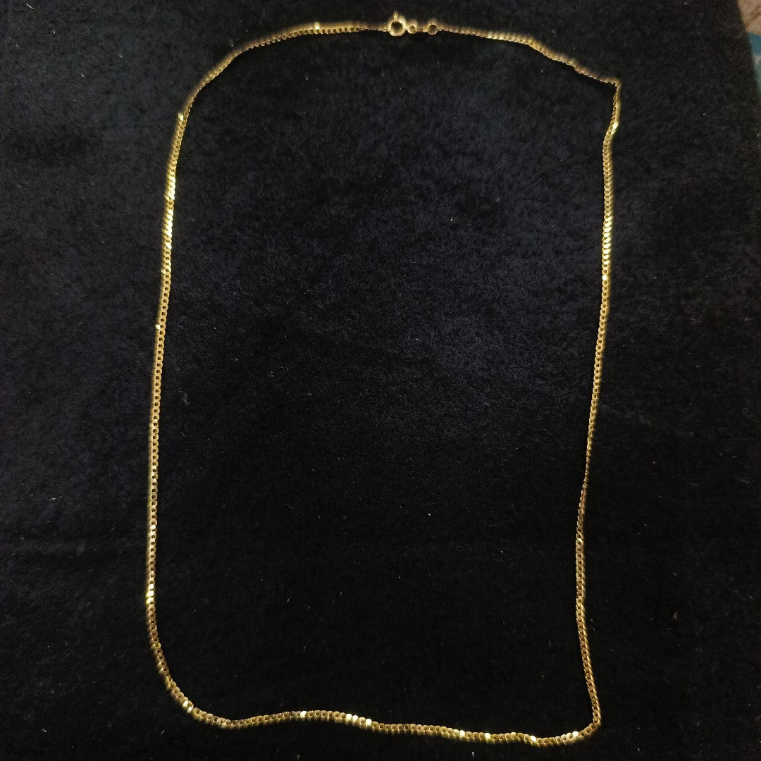CADENAS BARBADA AMARILLA ORO 14K 2.1 (NUEVO)