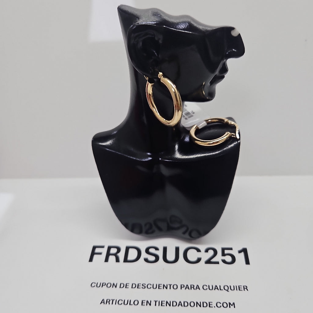 ARRACADAS ORO 14K 1.5 (NUEVO)