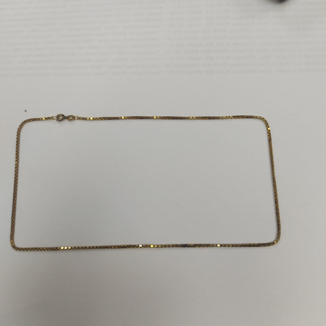CADENA ORO 14 K 5.5 GRMS (SEMINUEVO)
