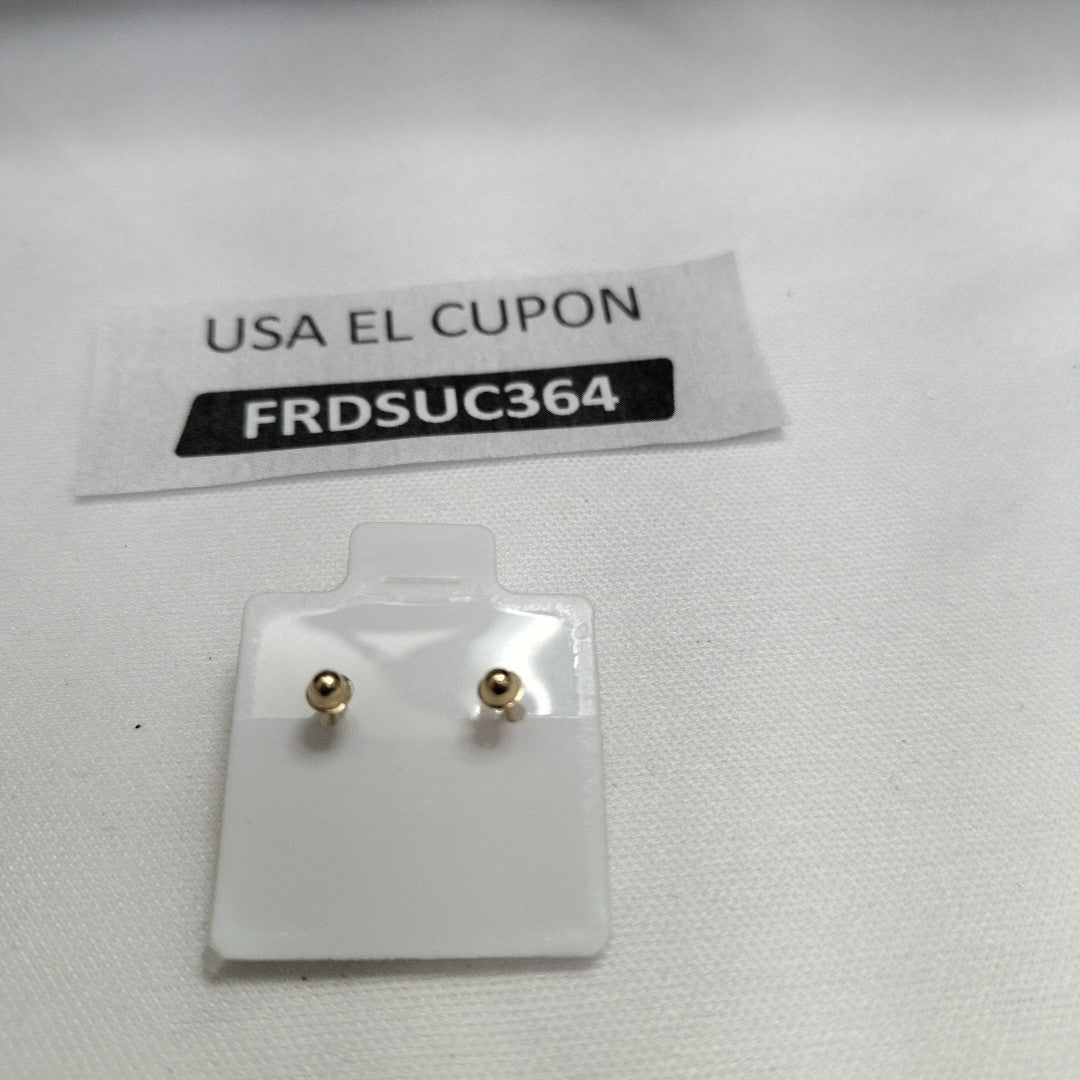 BROQUELES BROQUEL C CIRCONIA 14K 0.27 GR (NUEVO)