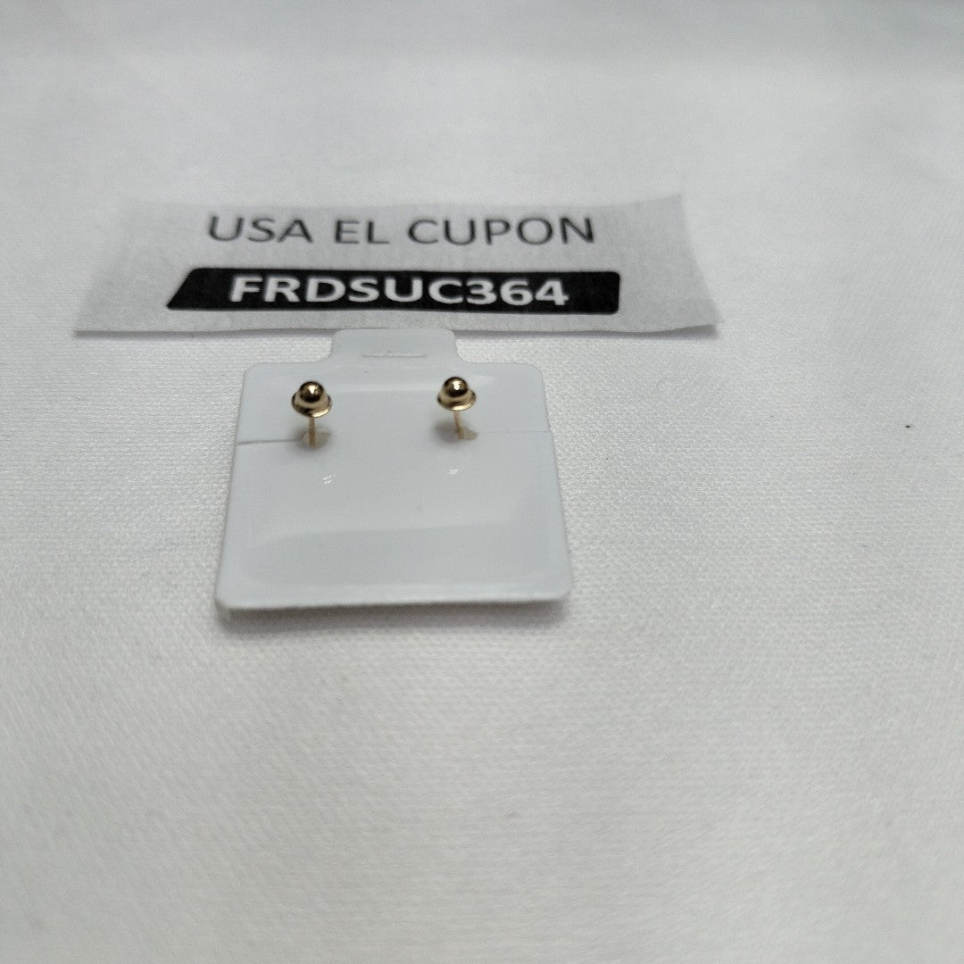 BROQUELES BROQUEL FIG CORAZON 14K 0.23 GR (NUEVO)