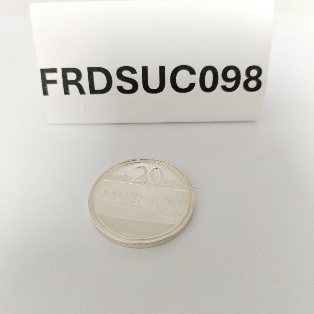 MEDALLA CONMEMORATIVA PLATA 8,60 GRMS (SEMINUEVO)