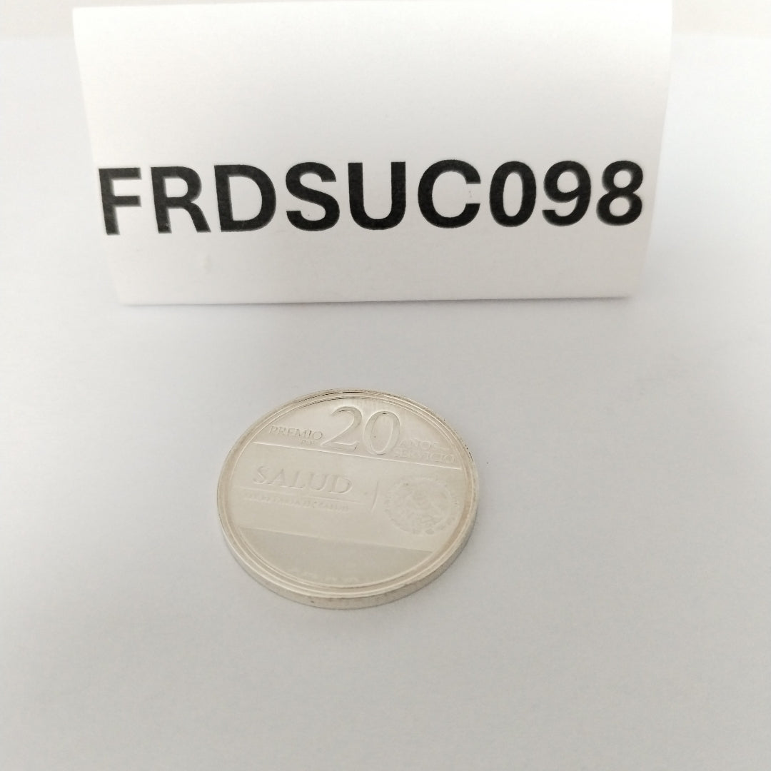 MEDALLA CONMEMORATIVA PLATA 8,60 GRMS (SEMINUEVO)
