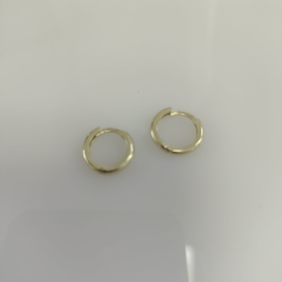ARETES ARRACADAS LISAS 10K 1.1 GR (NUEVO)