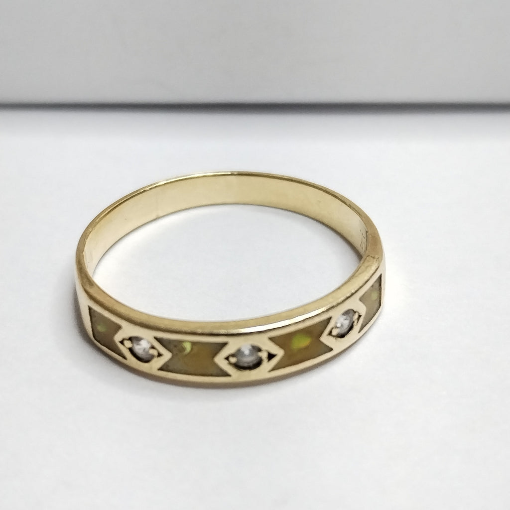 ANILLO ORO 14 K 1.4 GRMS (SEMINUEVO)