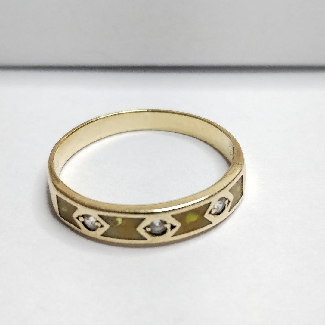 ANILLO ORO 14 K 1.4 GRMS (SEMINUEVO)