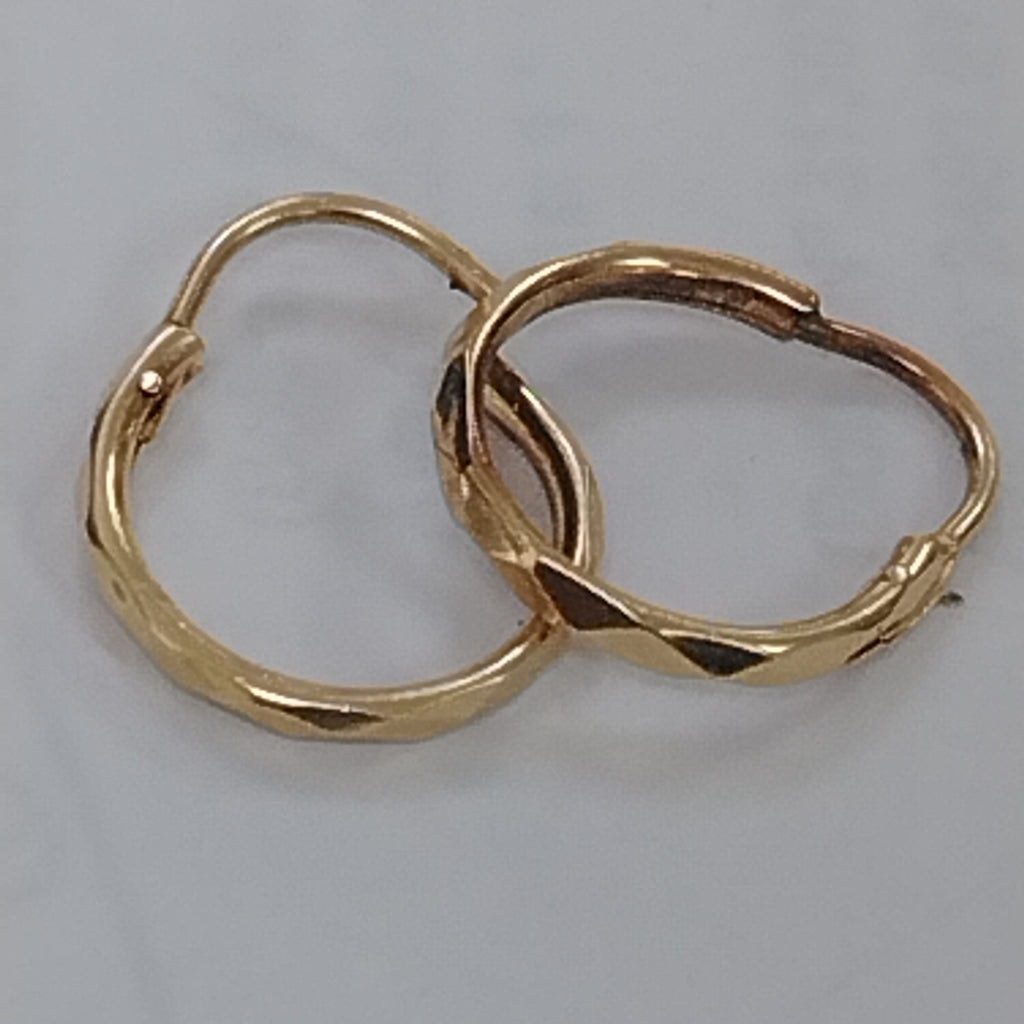 ARRACADAS PAR ORO 10 K 0.7 GRMS (SEMINUEVO)