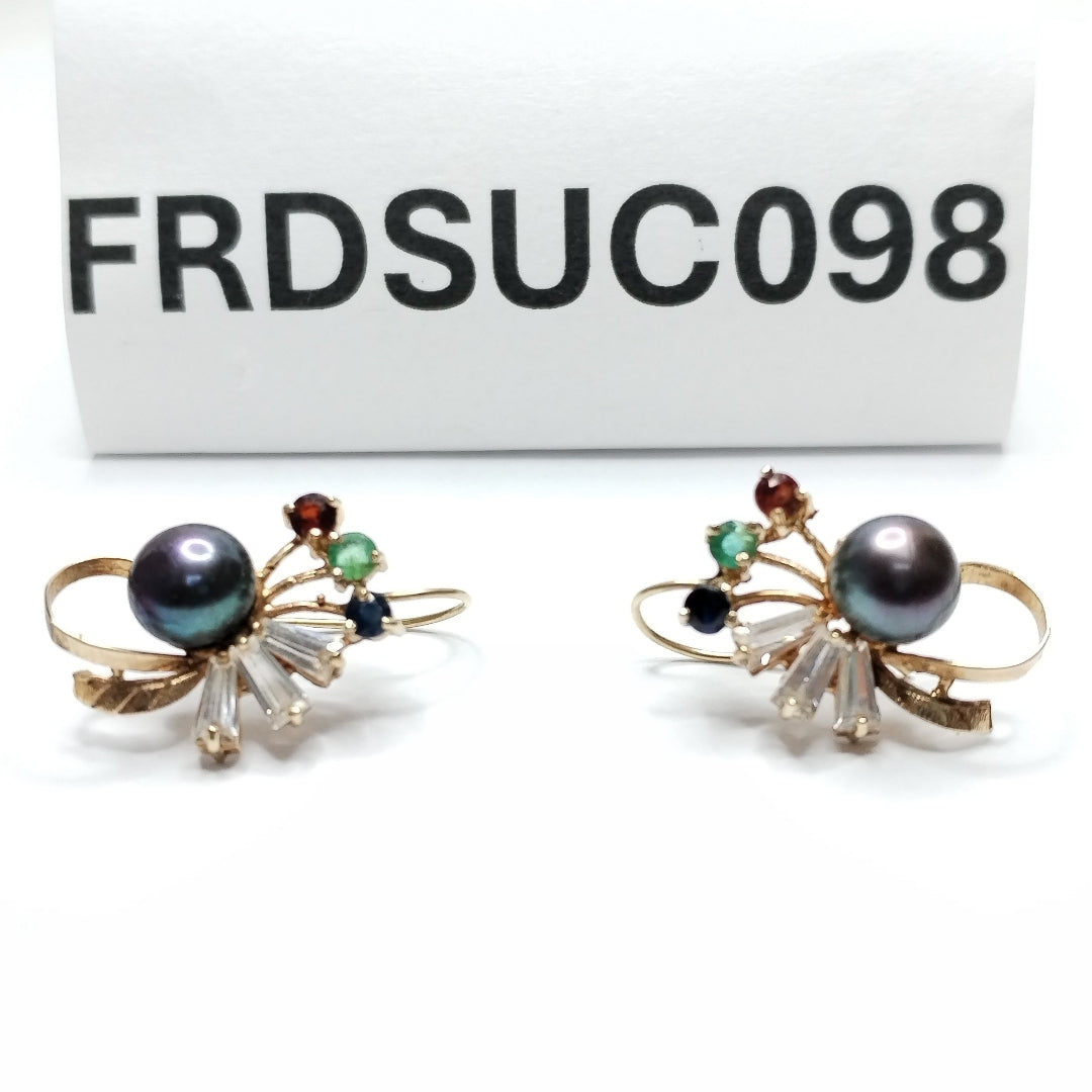 ARETES PAR ORO 8 K 3,60 GRMS (SEMINUEVO)