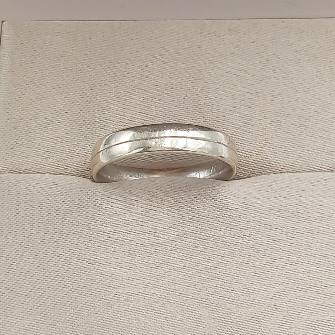 ARGOLLA ORO, ORO BLANCO 10 K 2 GRMS (SEMINUEVO)