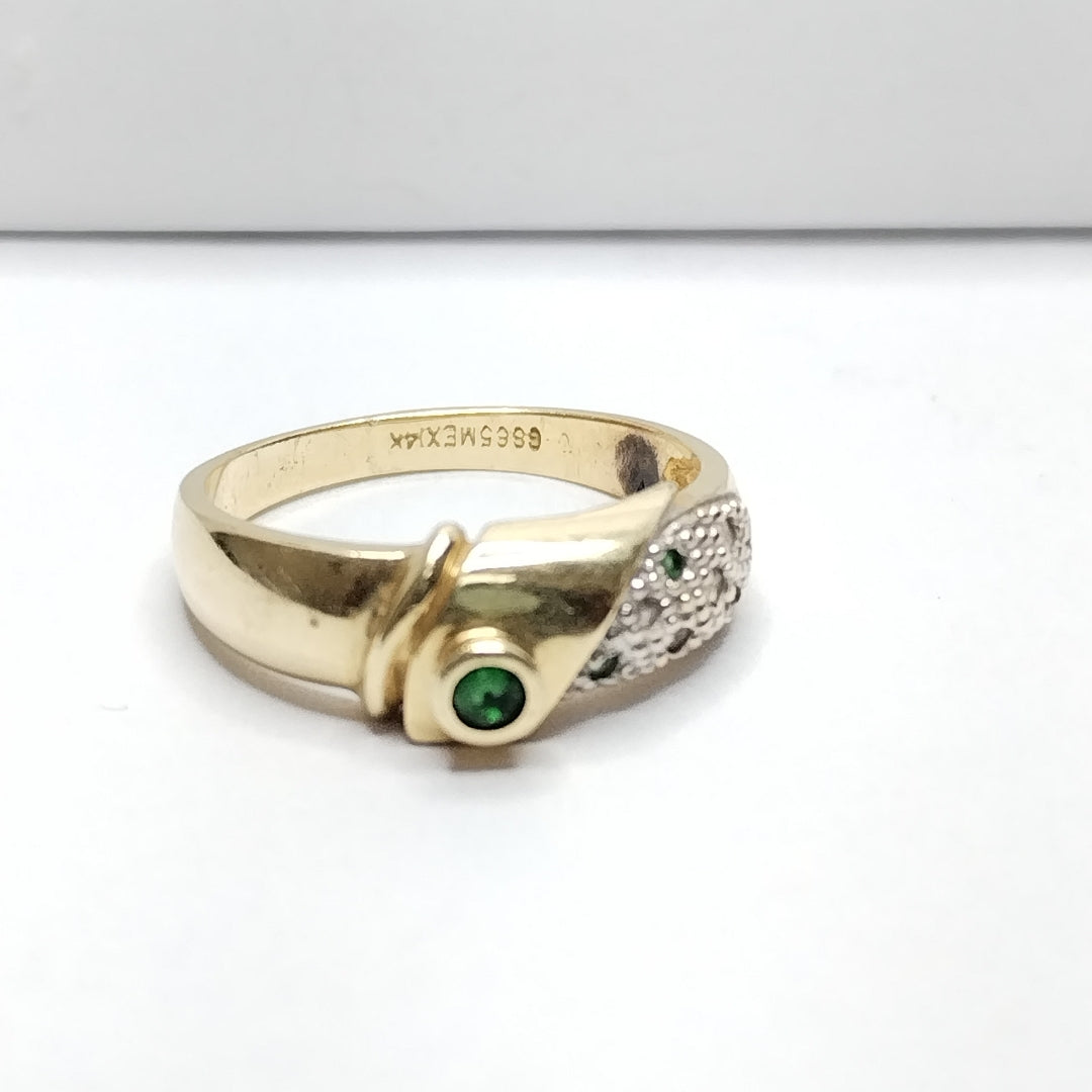 K1 2,90 GRMS 14 K IDENTIFICACIÓN ANILLO MATERIALES ORO MATERIALES GEMOLÓGI (SEMINUEVO)