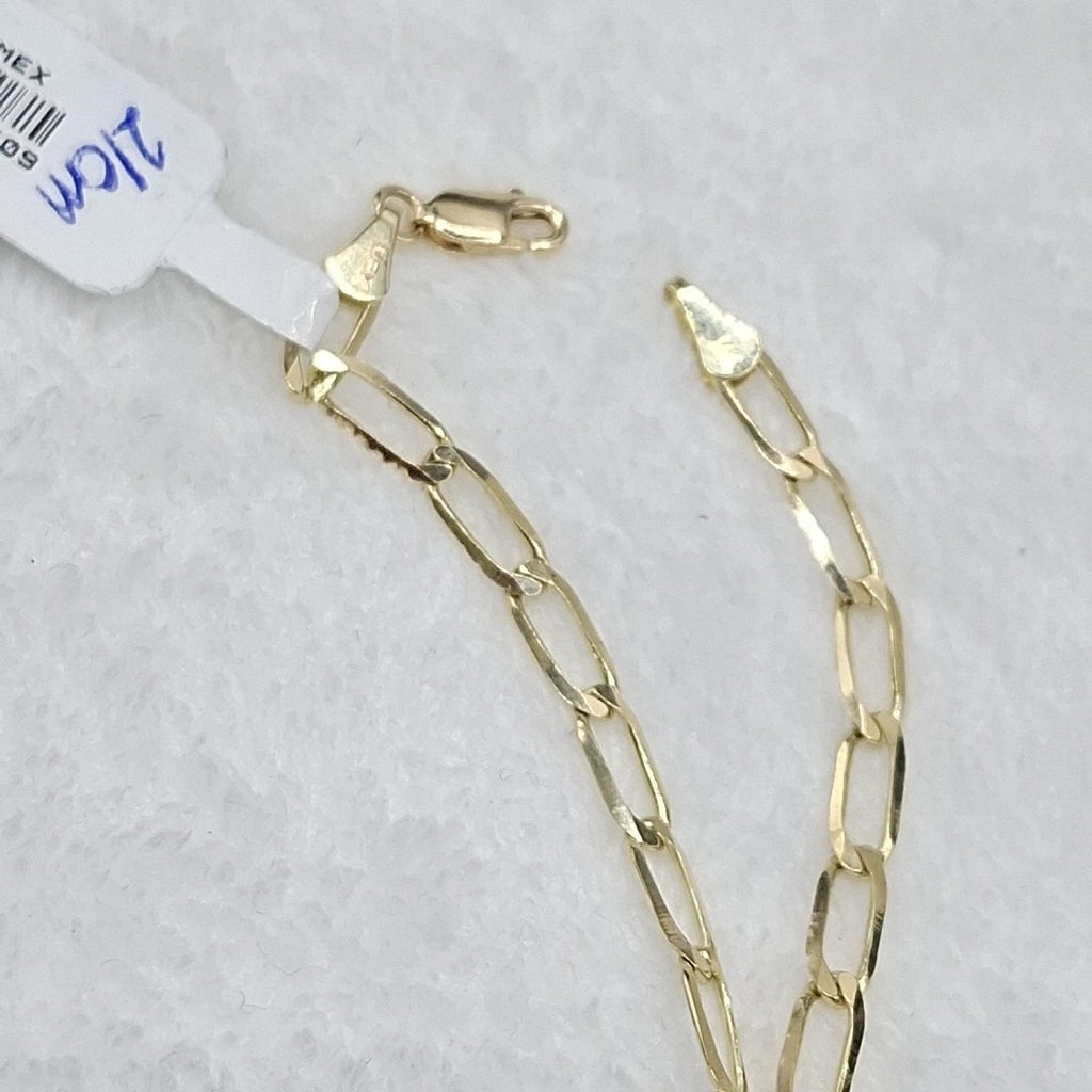 PULSERA ESLABON 14K 21 CM 4 GR (NUEVO)
