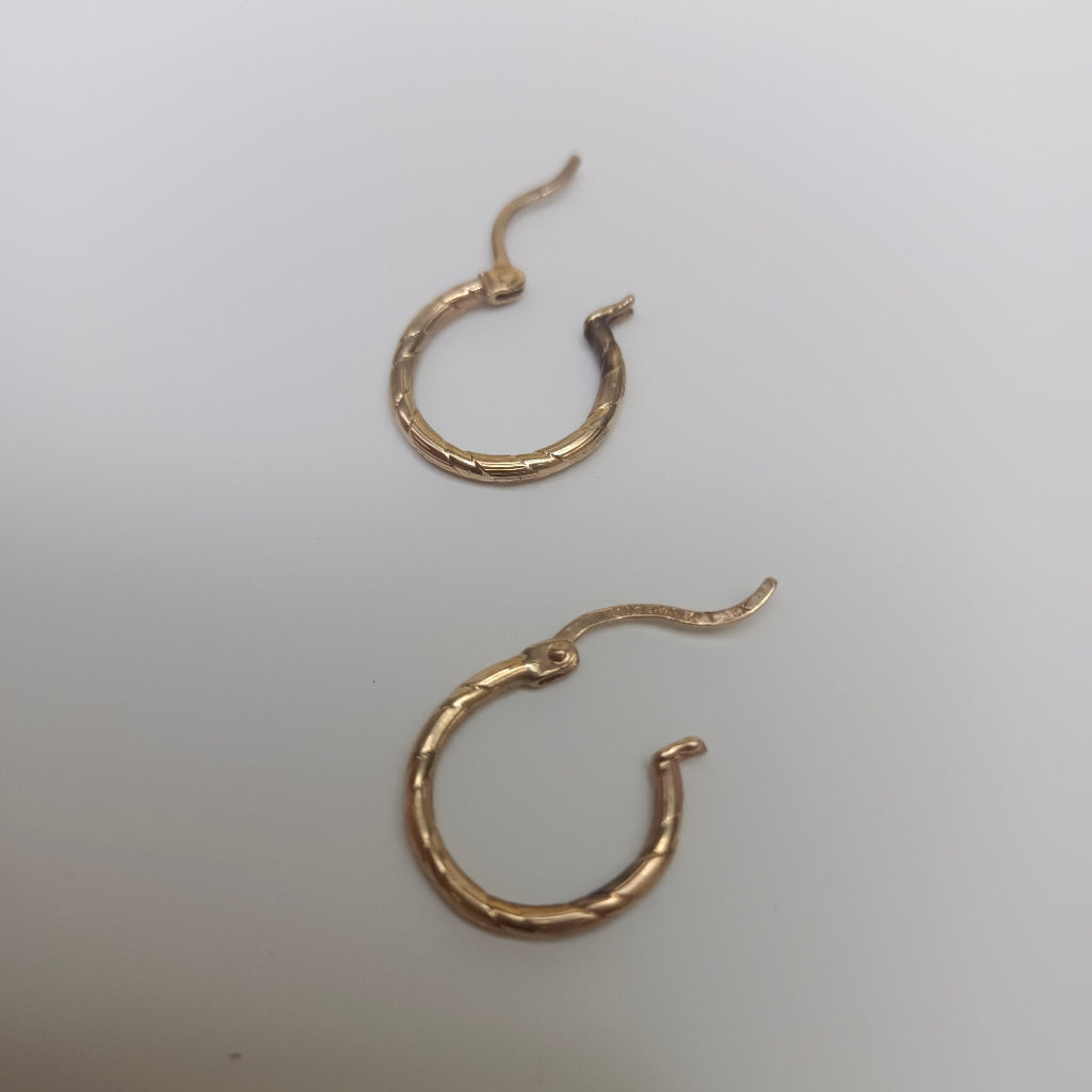 ARRACADAS PAR ORO 14 K 1.3 GRMS (SEMINUEVO)