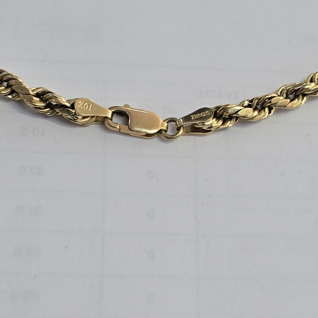 CADENA ORO 10 K 7.8 GRMS (SEMINUEVO)