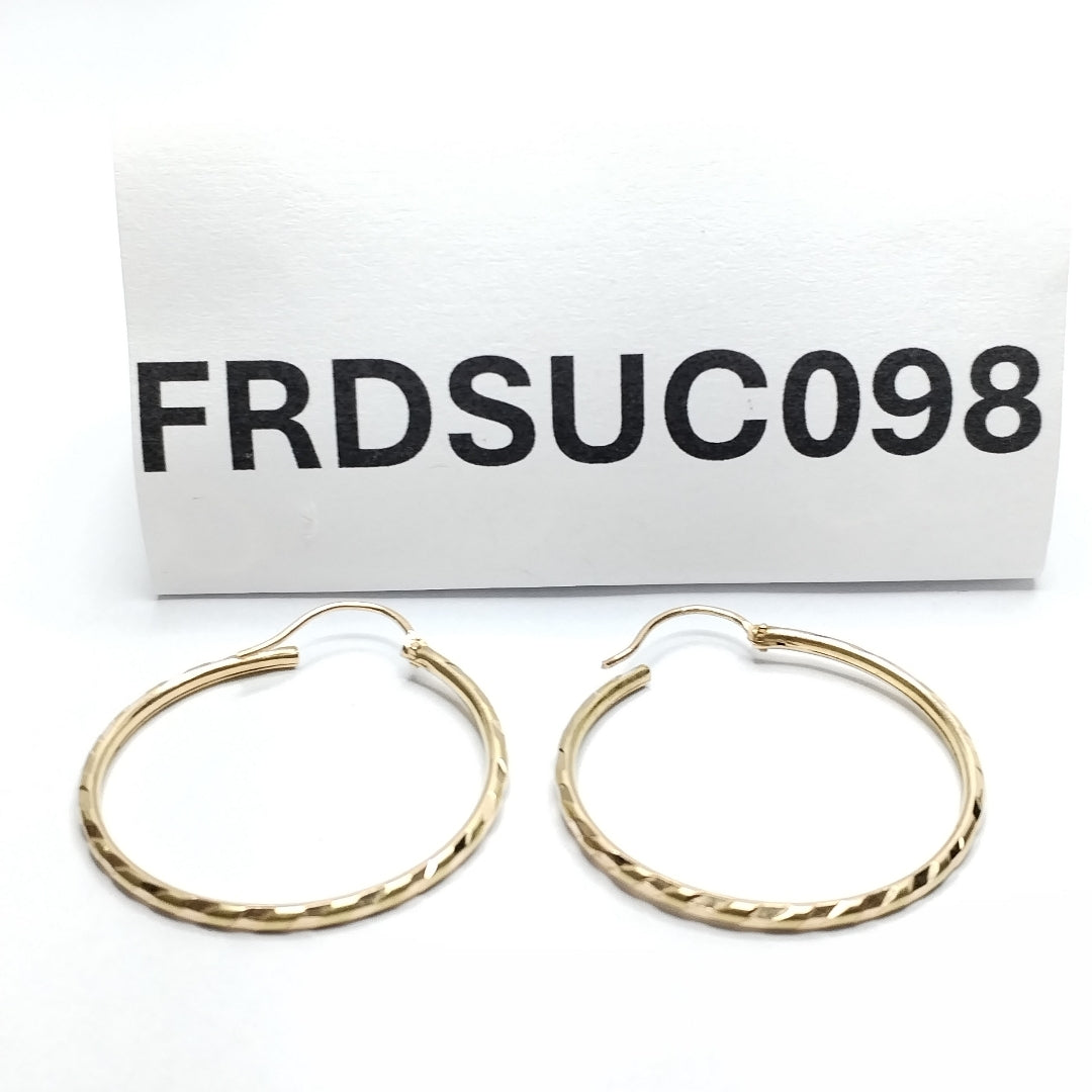ARRACADAS PAR ORO 14 K 2.3 GRMS (SEMINUEVO)