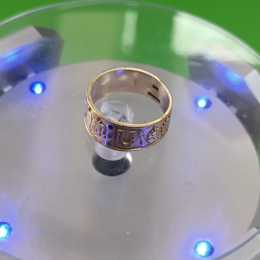 ANILLO ORO 10 K 4.3 GRMS (SEMINUEVO)