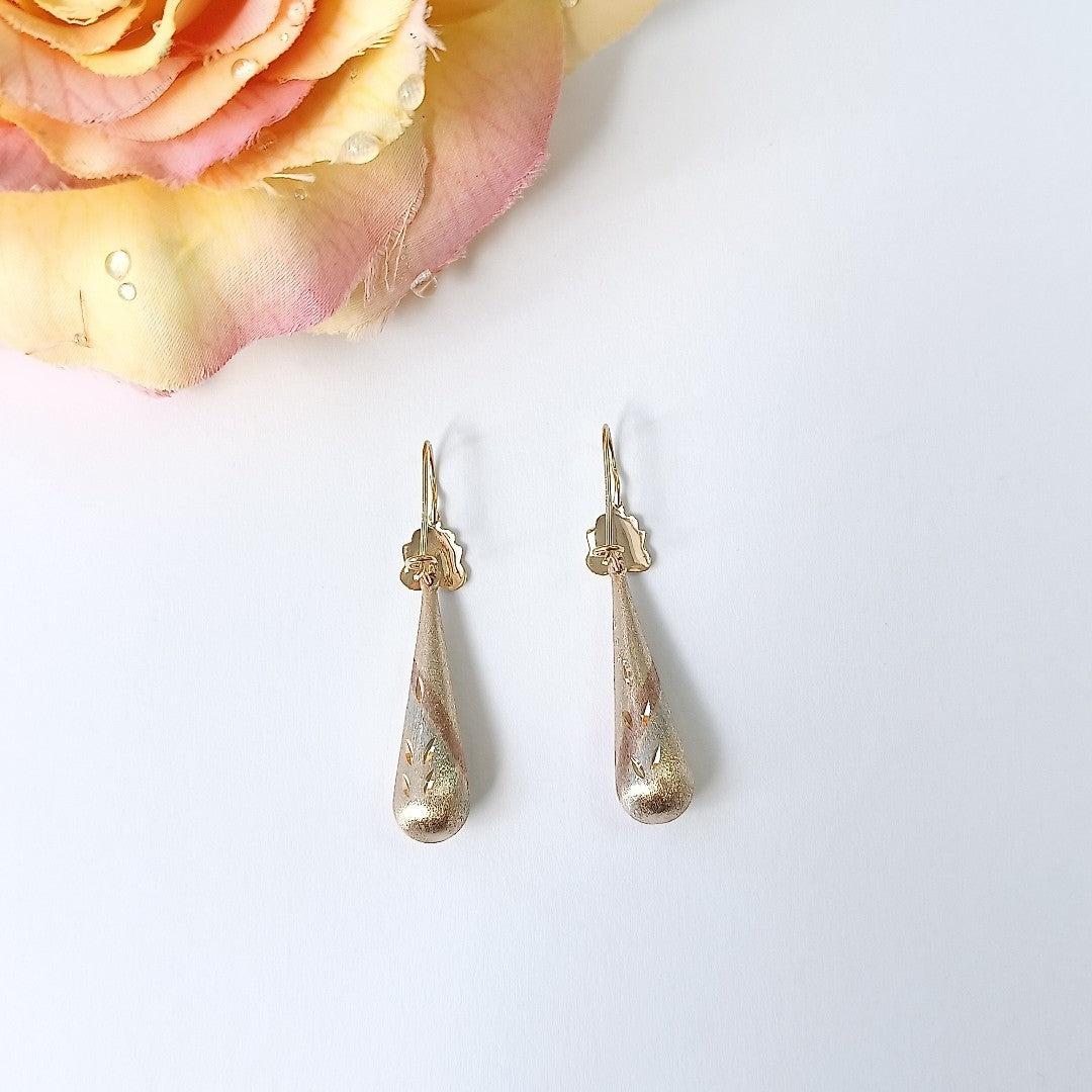 ARETES PAR ORO 10 K 3,50 GRMS (SEMINUEVO)