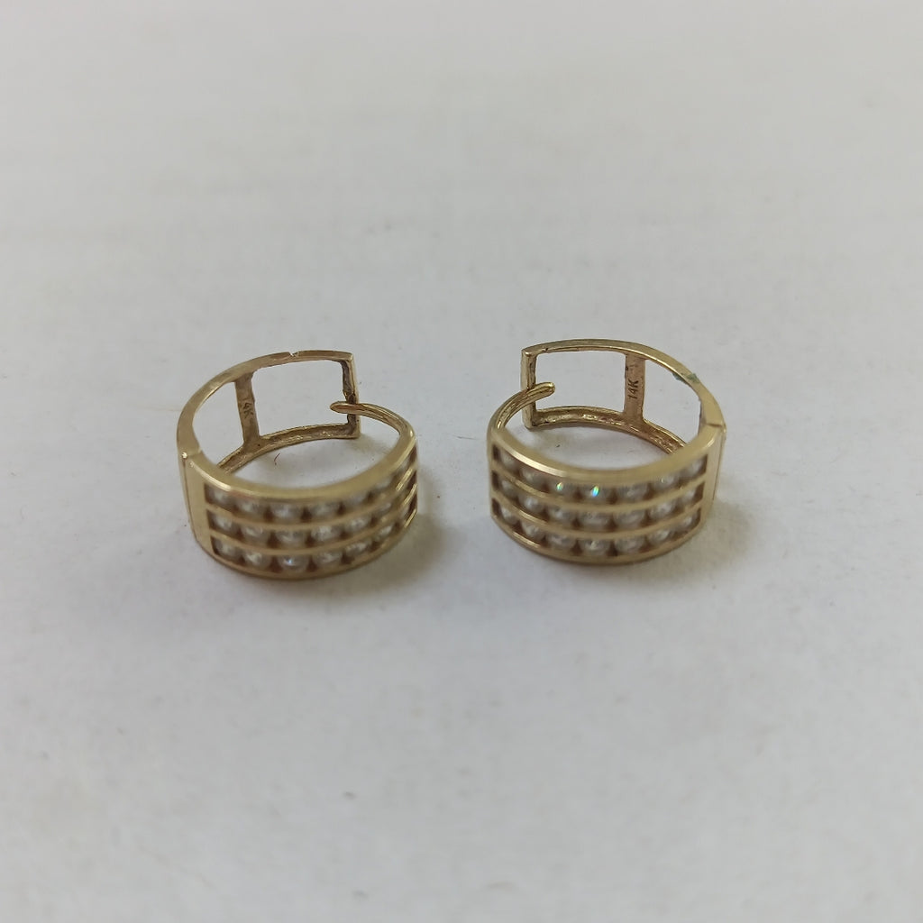 ARETES PAR ORO 14 K 1.5 GRMS (SEMINUEVO)