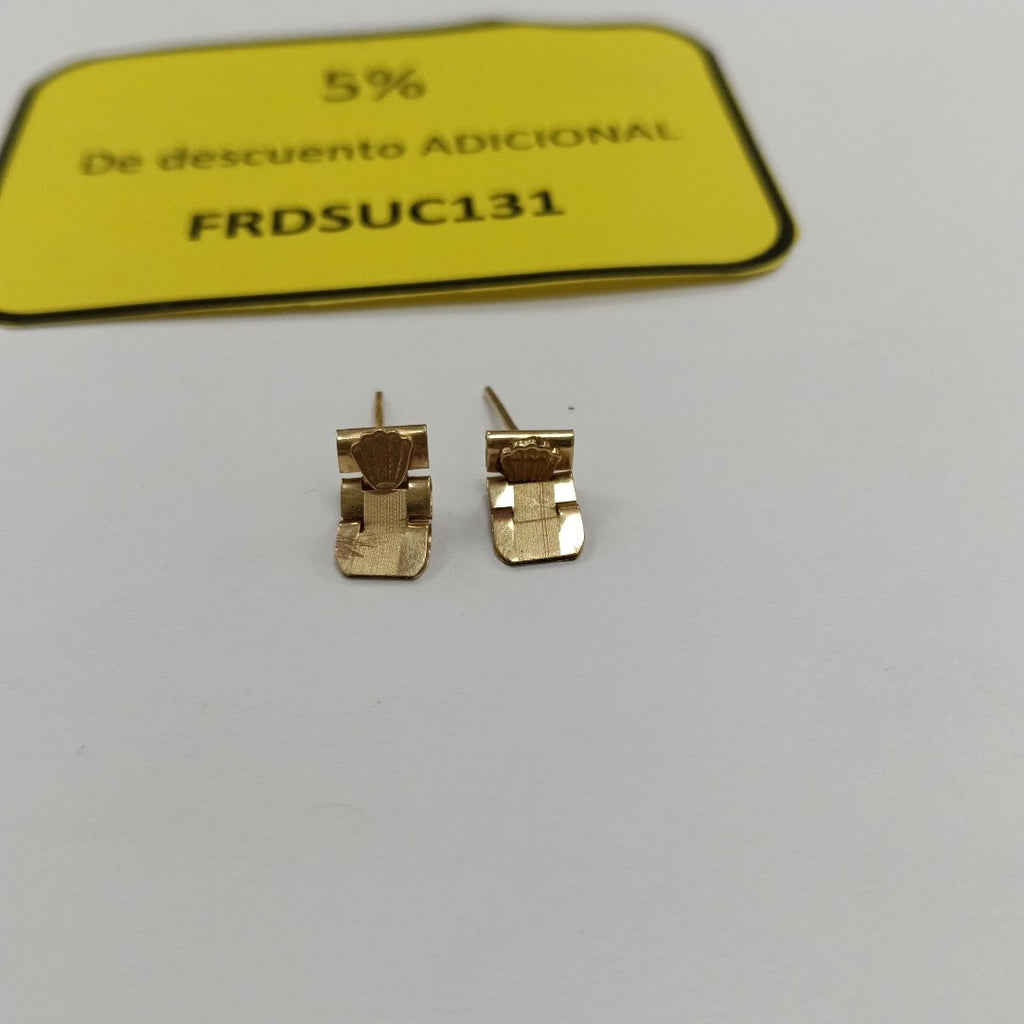 BROQUELES PAR ORO 10 K 0,80 GRMS (SEMINUEVO)