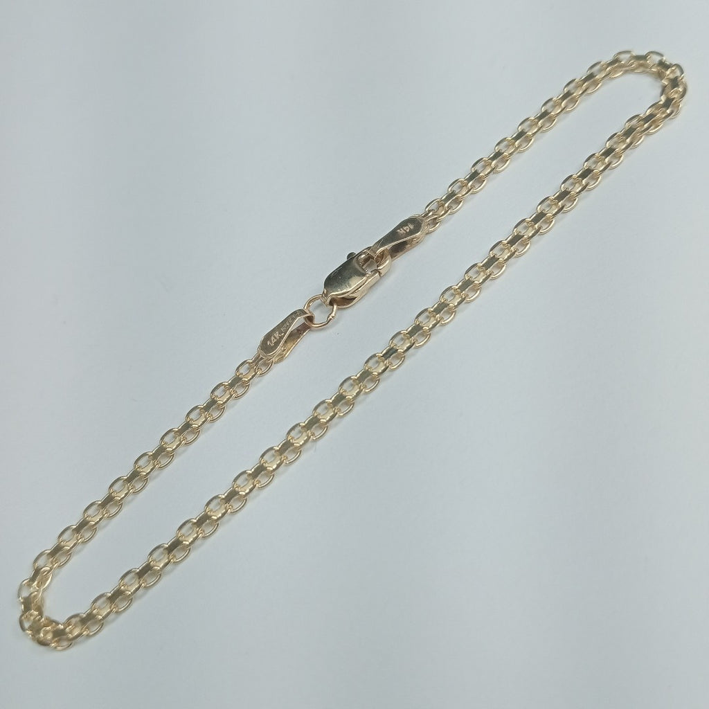 PULSERA BISMARK 14K 18 CM 2.4 GR (NUEVO)