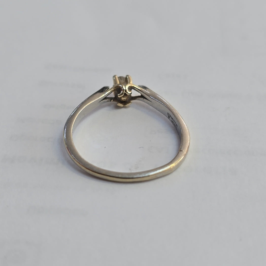 SOLITARIO ORO BLANCO 14 K 1,90 GRMS (SEMINUEVO)