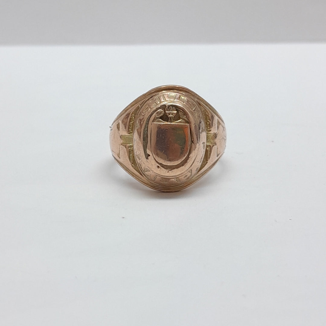 ANILLO DE GRADUACIÓN ORO 8 K 7,90 GRMS (SEMINUEVO)