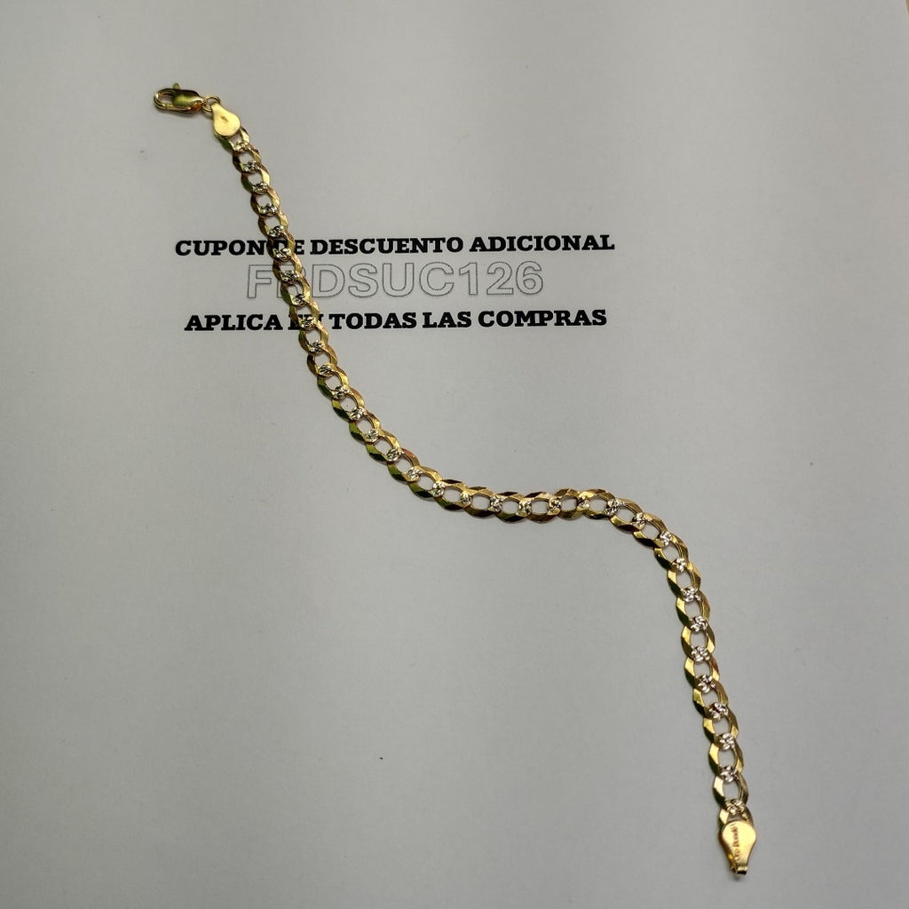 PULSERA BARBADA 14K 21 CM 6.3 GR (NUEVO)