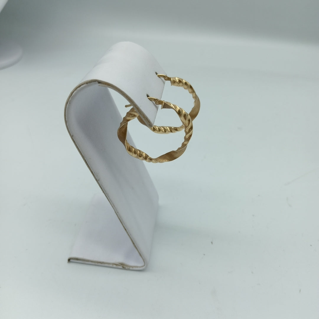 ARRACADAS PAR ORO 10 K 2.7 GRMS (SEMINUEVO)