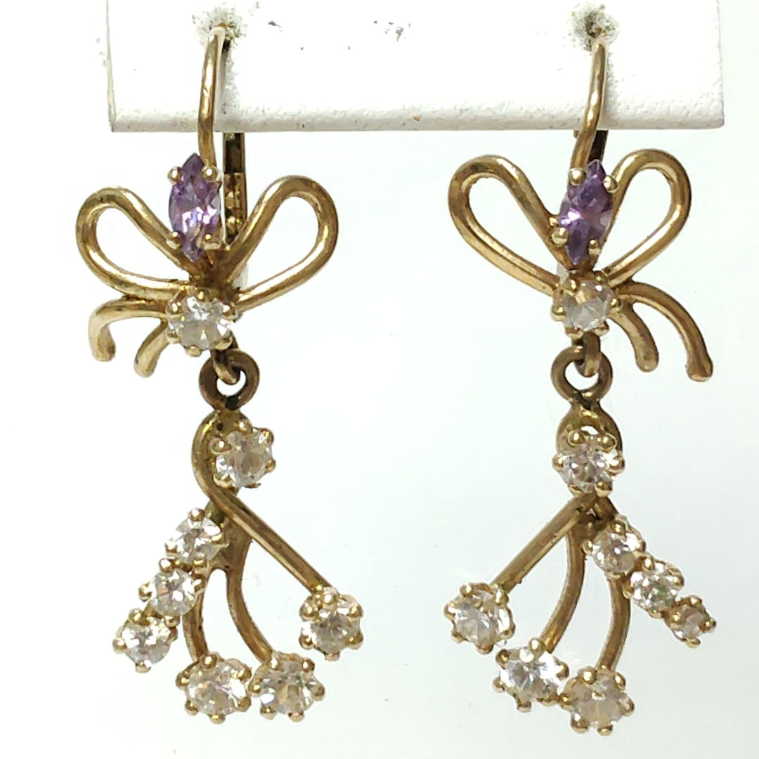 ARETES PAR ORO 10 K 4,40 GRMS (SEMINUEVO)