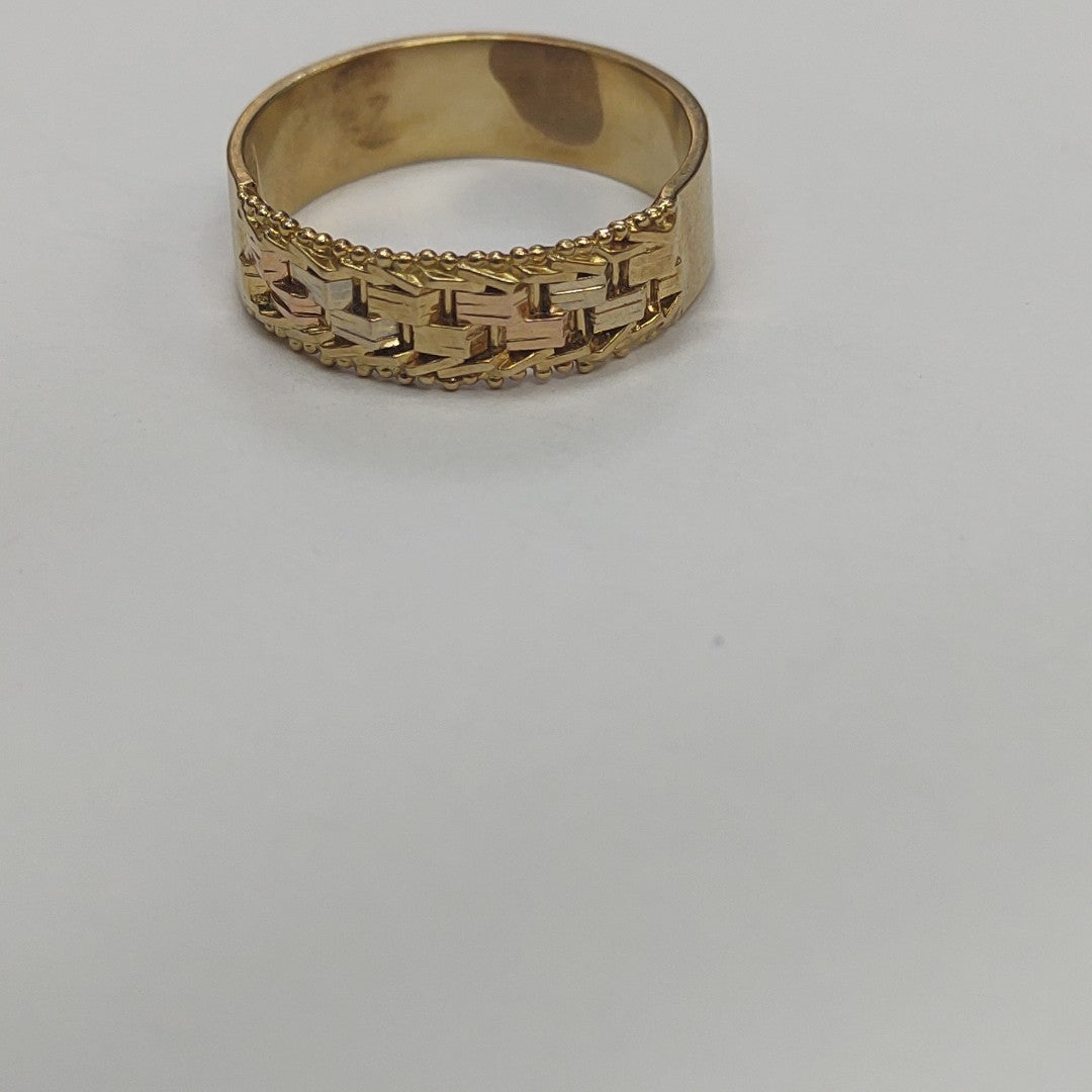 ANILLITO ORO COMBINADO 14 K 5,00 GRMS (SEMINUEVO)