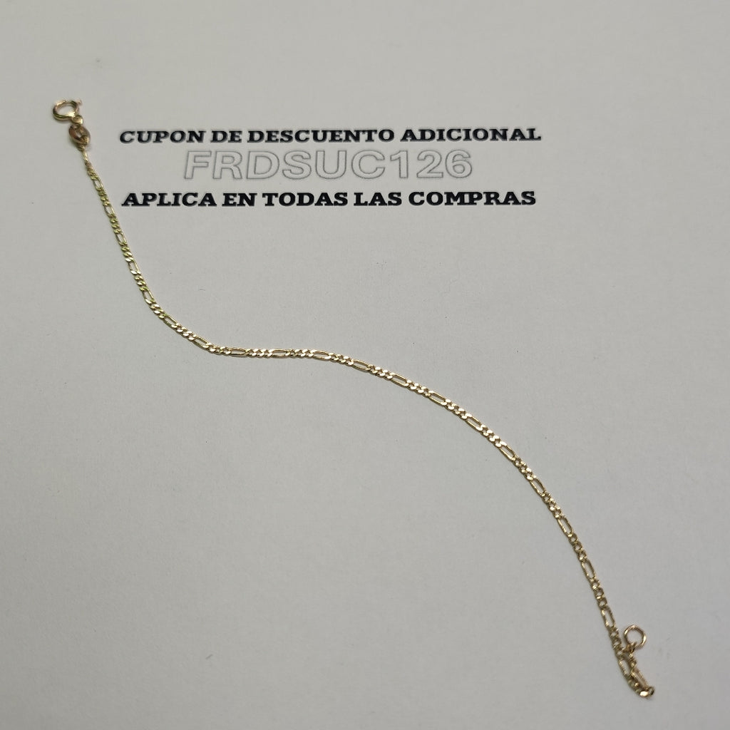 PULSERA 3X1 14K 18 CM 0.9 GR (NUEVO)
