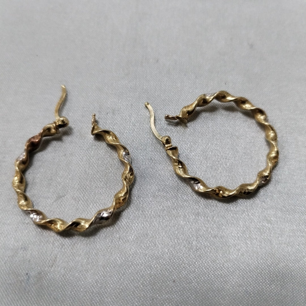 ARRACADAS PAR ORO 10 K 1.8 GRMS (SEMINUEVO)