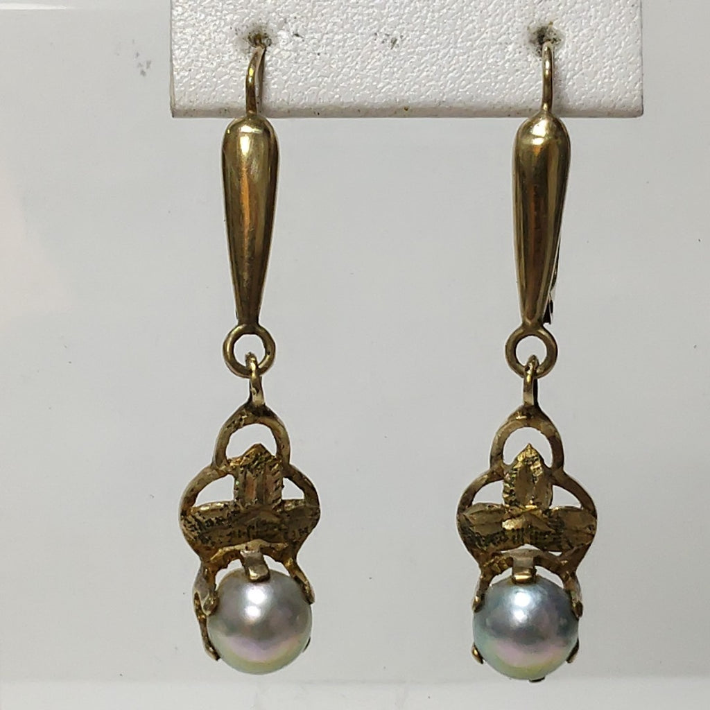 ARETES PAR ORO 8 K 4,10 GRMS (SEMINUEVO)