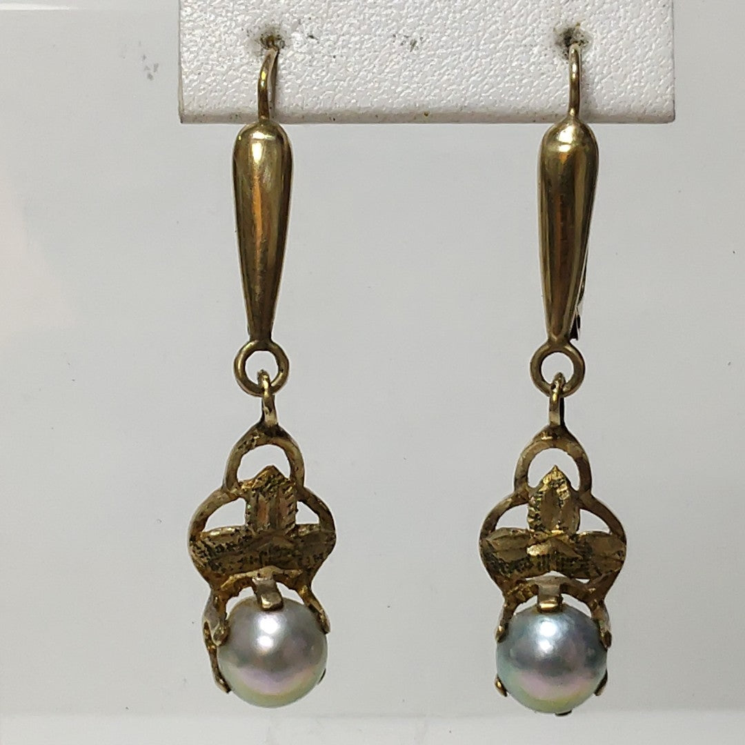 ARETES PAR ORO 8 K 4,10 GRMS (SEMINUEVO)