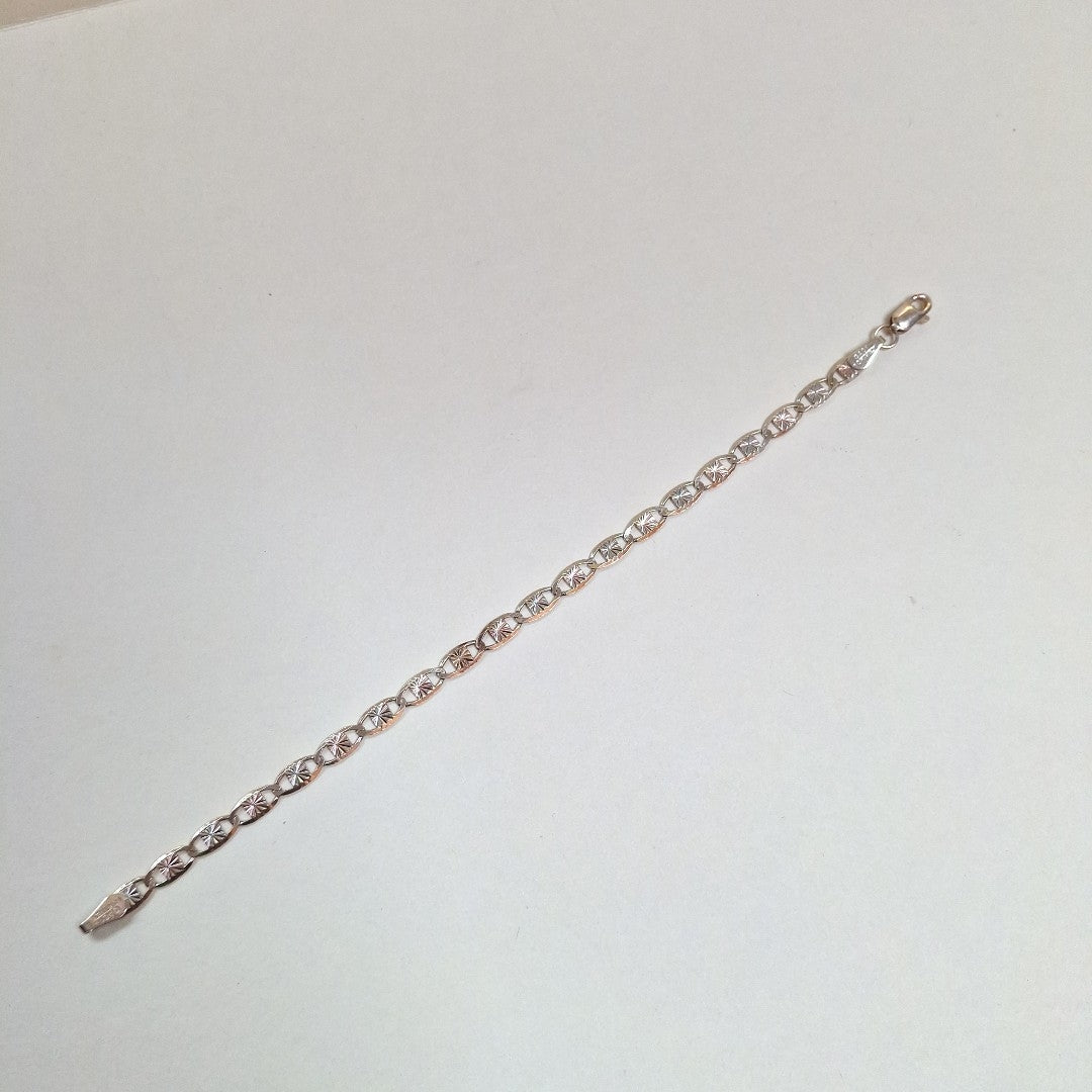 PULSERA ORO COMBINADO 10 K 3.4 GRMS (SEMINUEVO)