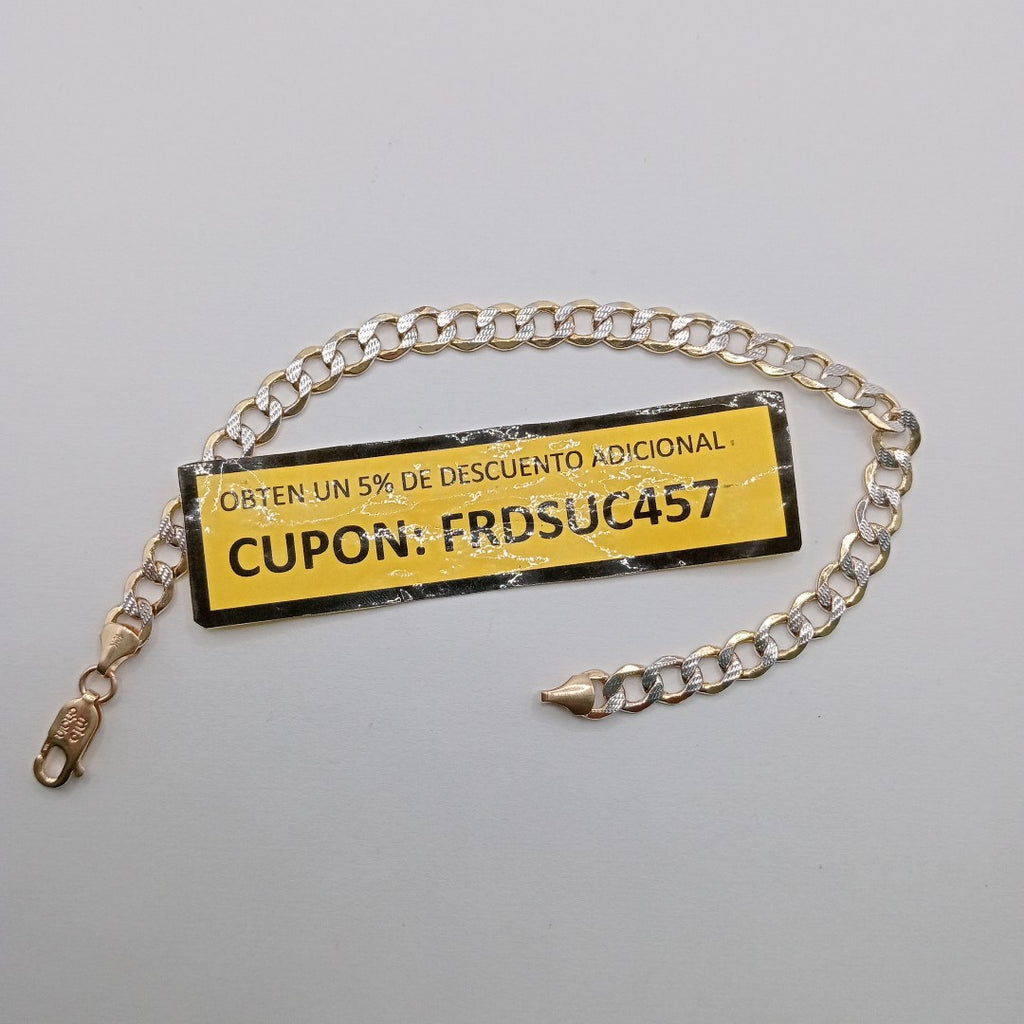 PULSERA ORO,RODIADO 10 K 5,70 GRMS (SEMINUEVO)