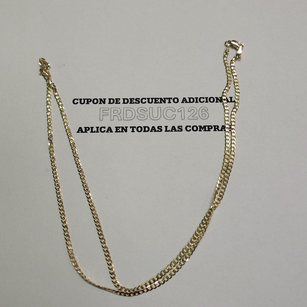 CADENA BARBADA 14K 60 CM 5.9 GR (NUEVO)