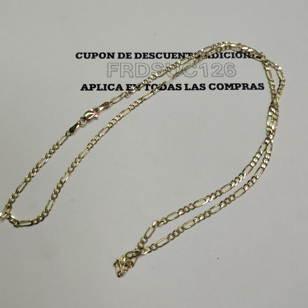 CADENA 3X1 14K 55 CM 5 GR (NUEVO)