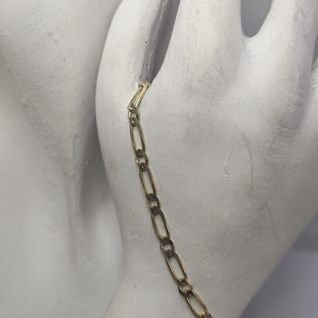 PULSERAS 1X1 ORO 14K 18 CM 2.6 GR (NUEVO)