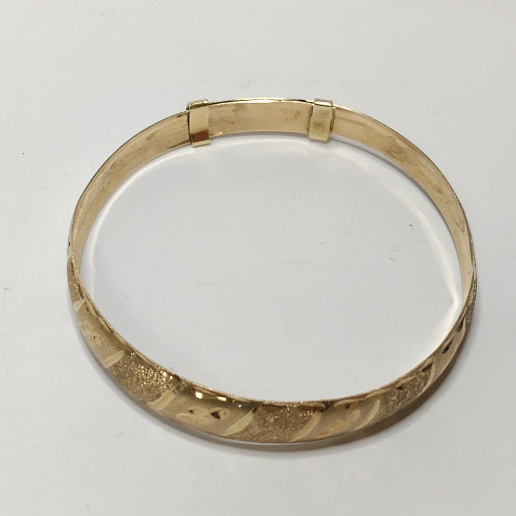 PULSERA RIGIDA ORO 10 K 4,50 GRMS (SEMINUEVO)