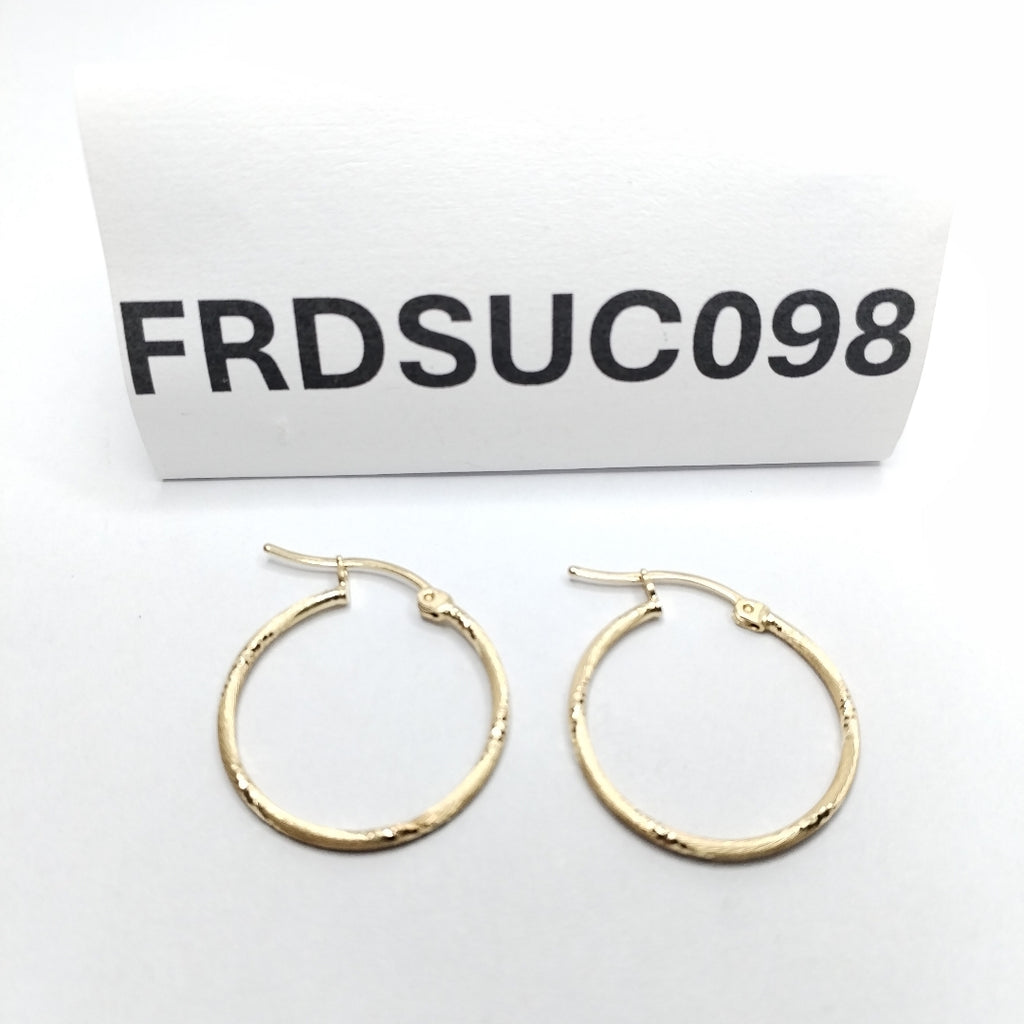 ARRACADAS PAR ORO 14 K 1.6 GRMS (SEMINUEVO)