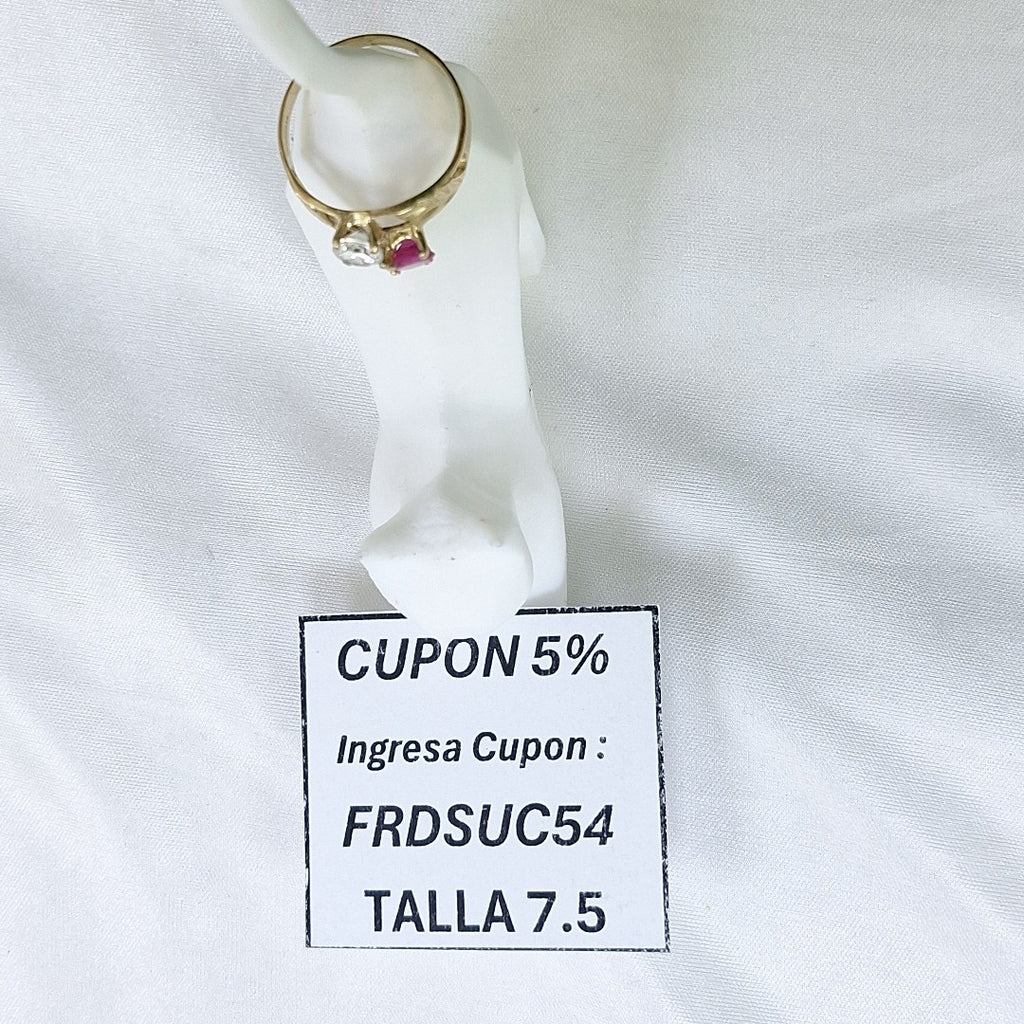 ANILLO ORO 14 K 2.4 GRMS (SEMINUEVO)