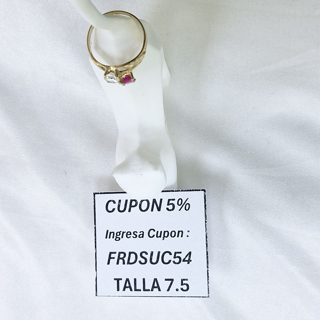 ANILLO ORO 14 K 2.4 GRMS (SEMINUEVO)