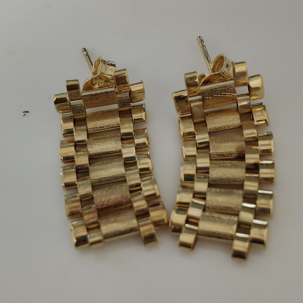 ARETES PAR ORO 14 K 3.7 GRMS (SEMINUEVO)