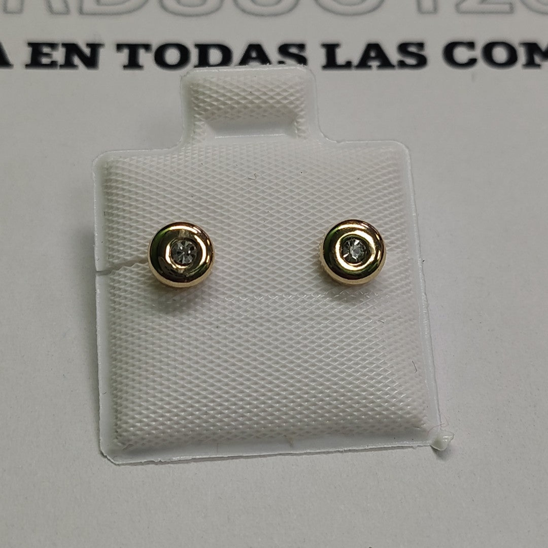 BROQUELES BROQUEL C CIRCONIA 14K 0.27 GR (NUEVO)