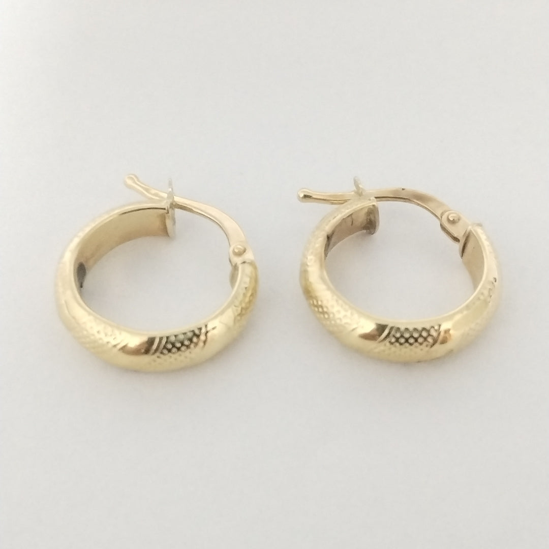ARRACADAS PAR ORO 14 K 1,30 GRMS (SEMINUEVO)