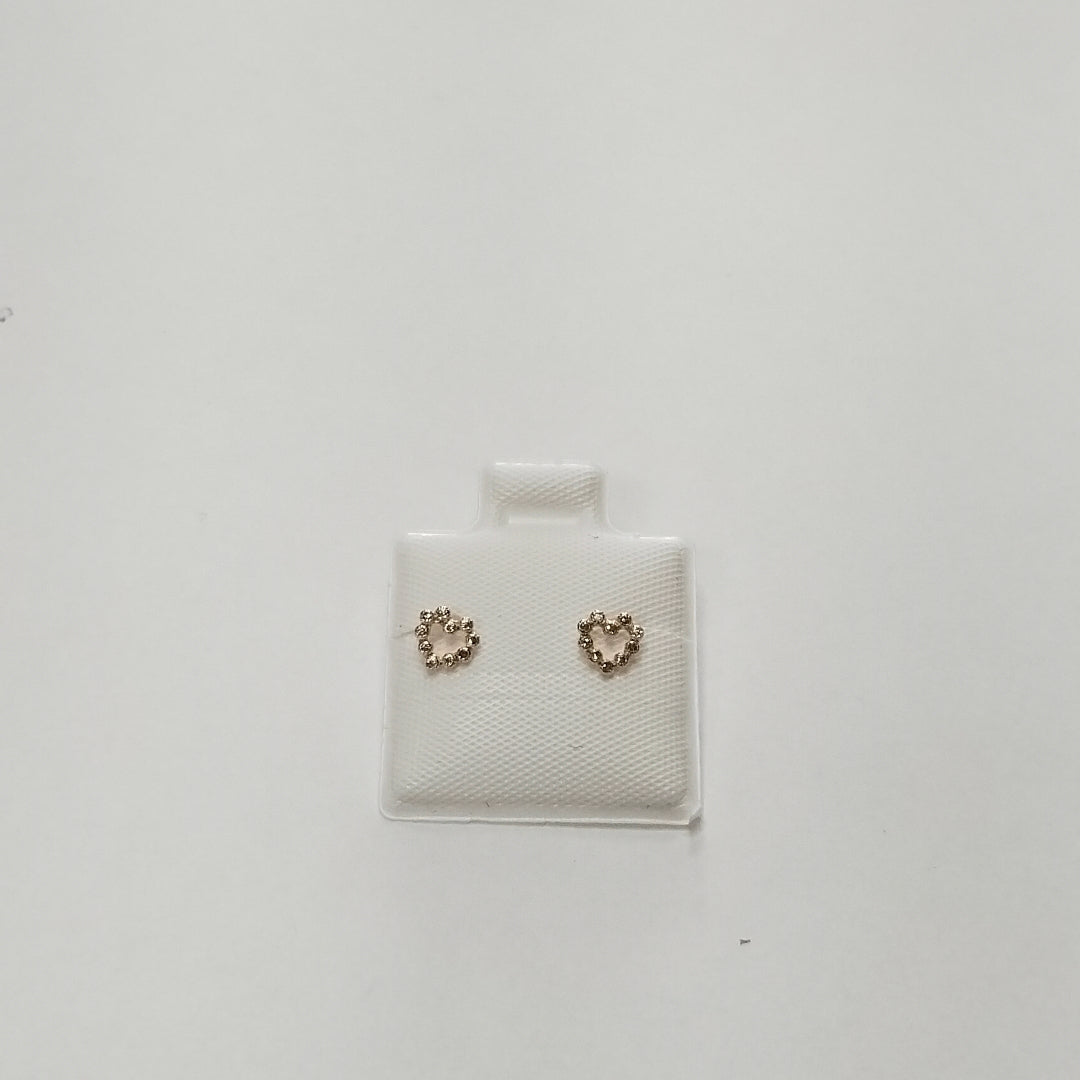 BROQUELES BROQUEL FIG CORAZON 14K 0.23 GR (NUEVO)
