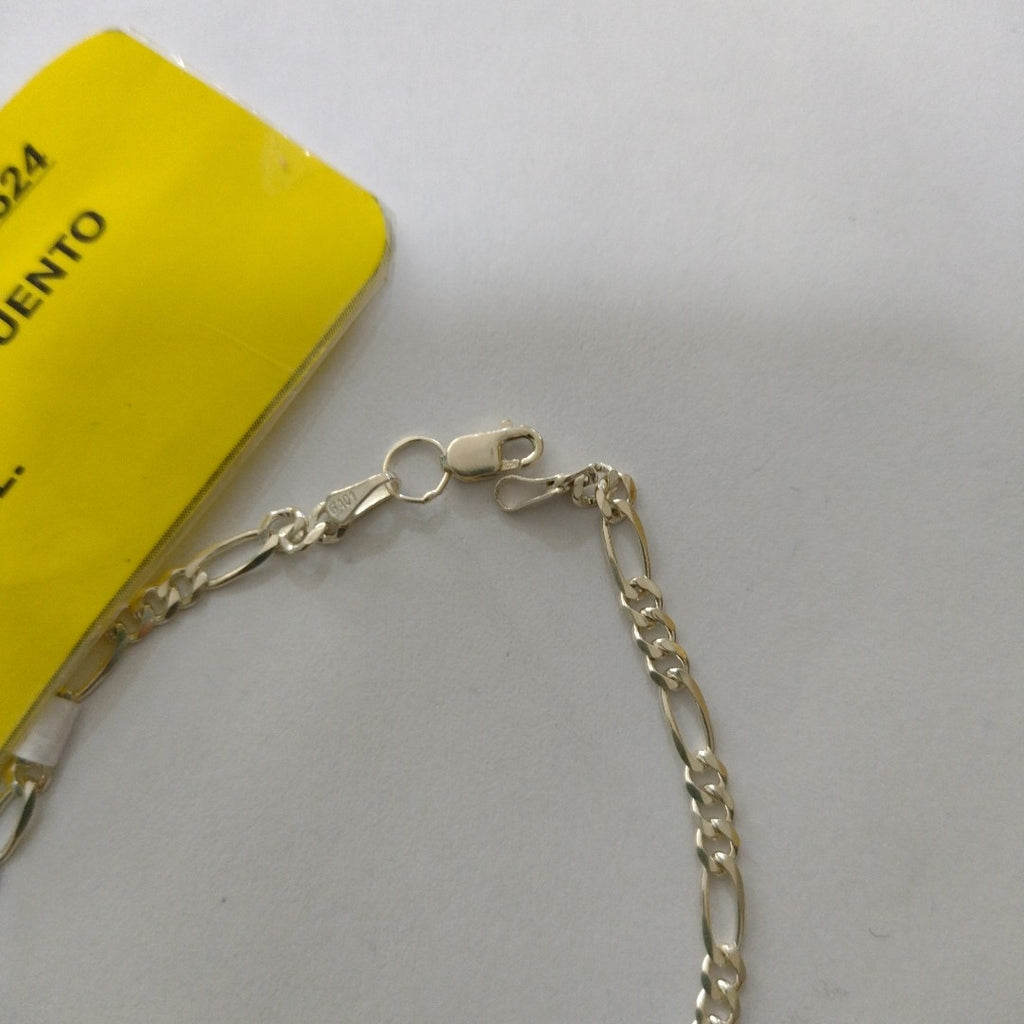 PULSERA TEJIDO 3X1 PLATA .925 18 CM 2.9 GR (NUEVO)
