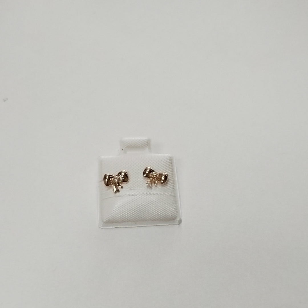 BROQUELES BROQUEL FIG MOÑO C CIRCONIA 14K 0.2441 GR (NUEVO)