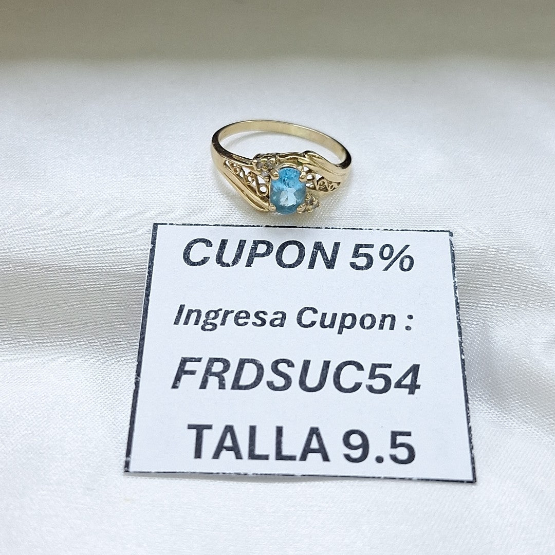 ANILLO ORO 14 K 3.3 GRMS (SEMINUEVO)
